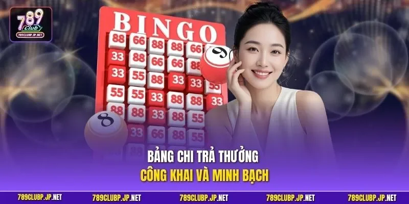 Bảng chi trả thưởng công khai và minh bạch