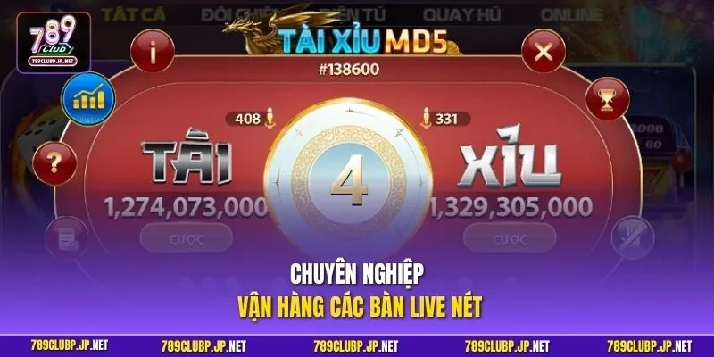 Chuyên nghiệp vận hàng các bàn live nét