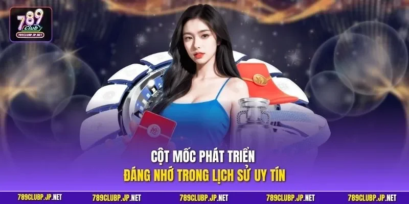 Cột mốc phát triển đáng nhớ trong lịch sử uy tín