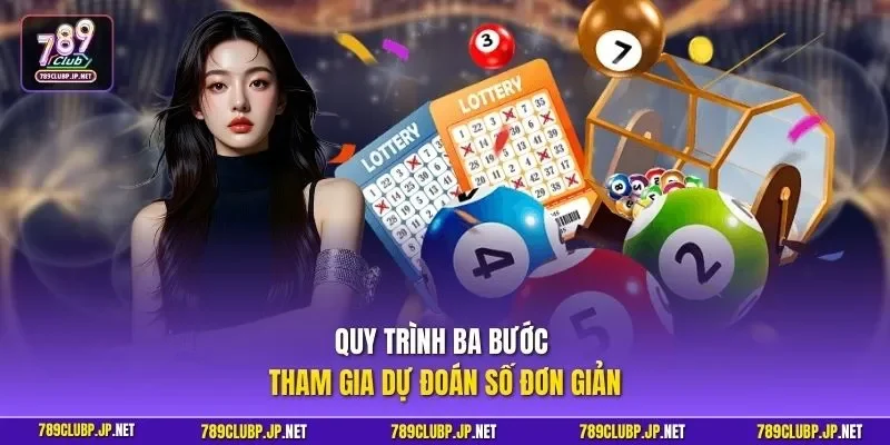 Quy trình ba bước tham gia dự đoán số đơn giản
